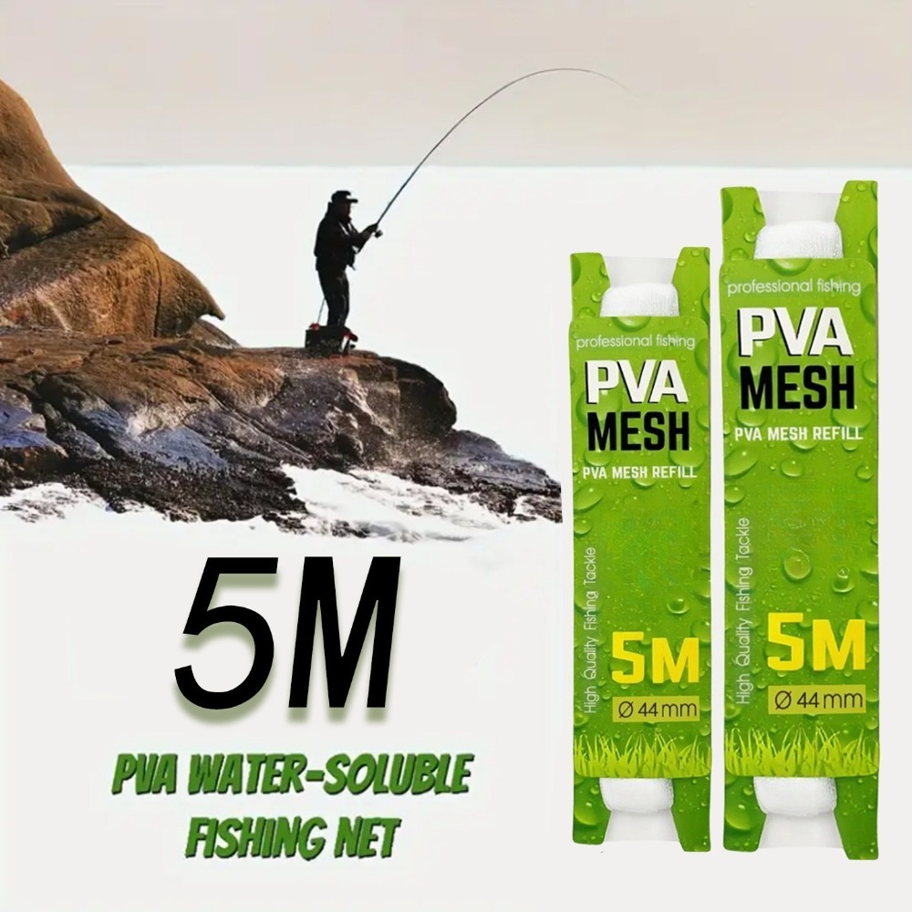 Fishing Equipment Ebay - Сетка ПВА для прикормки 5М, водорастворимая,